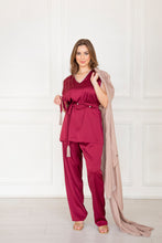 Load image into Gallery viewer, Ensemble Djellaba et Jabadour - Soussdi et Mousline