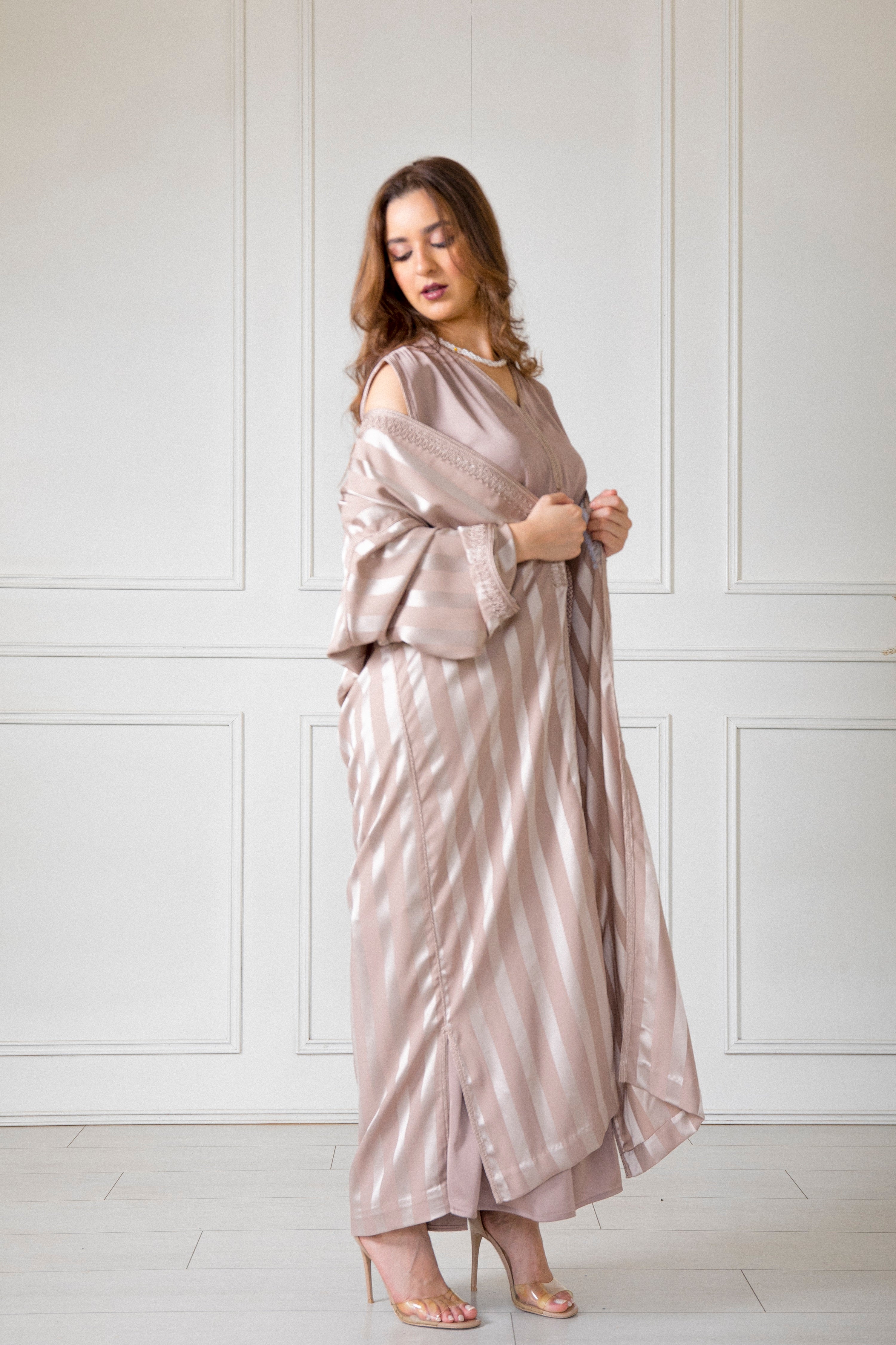 Ensemble Kimono et Robe Jawhara Demi soie La Maison Selene