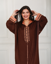 Charger l'image dans la galerie, New - Jellaba hivernale en Mlifa Cachemire ornée en Façon Maâlem