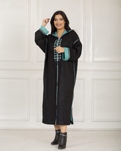 Charger l'image dans la galerie, New - Jellaba hivernale en Mlifa Cachemire ornée en Façon Maâlem