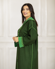 Charger l'image dans la galerie, New - Jellaba hivernale en Mlifa Cachemire ornée en Façon Maâlem