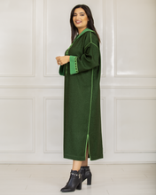 Charger l'image dans la galerie, New - Jellaba hivernale en Mlifa Cachemire ornée en Façon Maâlem