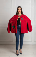 Charger l'image dans la galerie, Moroccan Cape - Cape en Drapeau Marocain