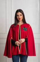 Charger l'image dans la galerie, Moroccan Cape - Cape en Drapeau Marocain