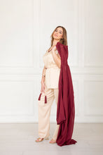 Load image into Gallery viewer, Ensemble Djellaba et Jabadour - Soussdi et Mousline
