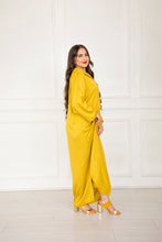 Load image into Gallery viewer, Djellaba Berchmane été 2023 - Crêpe vichy 100% Handmade
