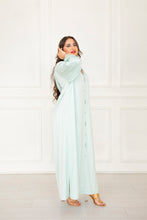 Load image into Gallery viewer, Djellaba Berchmane été 2023 - Crêpe vichy 100% Handmade
