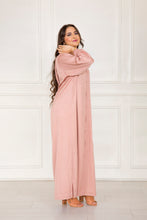 Load image into Gallery viewer, Djellaba Berchmane été 2023 - Crêpe vichy 100% Handmade
