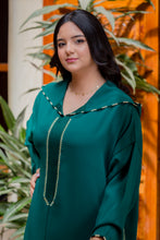 Load image into Gallery viewer, Djellaba en Randa - Handmade - La Maison Selene-maroc-morocco-prix-femme
