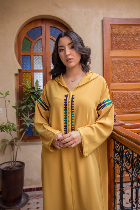 Djellaba Façon Maalem - La Maison Selene-maroc-morocco-prix-femme