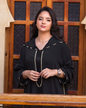 Load image into Gallery viewer, Djellaba en Randa - Handmade - La Maison Selene-maroc-morocco-prix-femme
