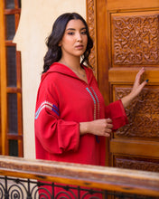 Charger l&#39;image dans la galerie, Djellaba Façon Maalem - La Maison Selene-maroc-morocco-prix-femme
