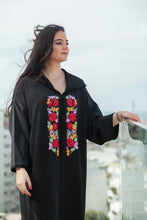 Load image into Gallery viewer, Djellaba Fleurie AMIRA - La Maison Selene-maroc-morocco-prix-femme
